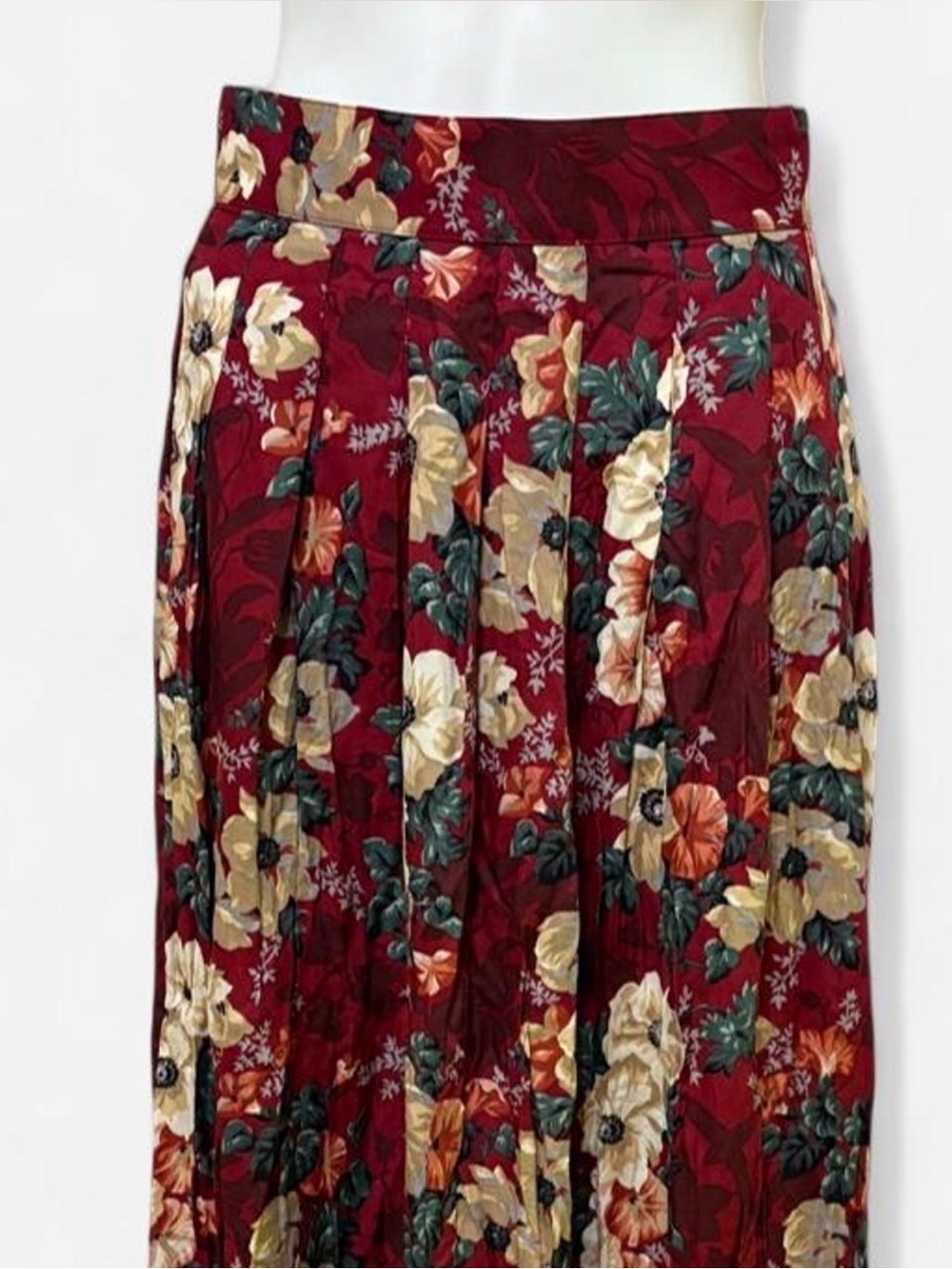 Vintage Herman Geist Floral Maxi Skirt